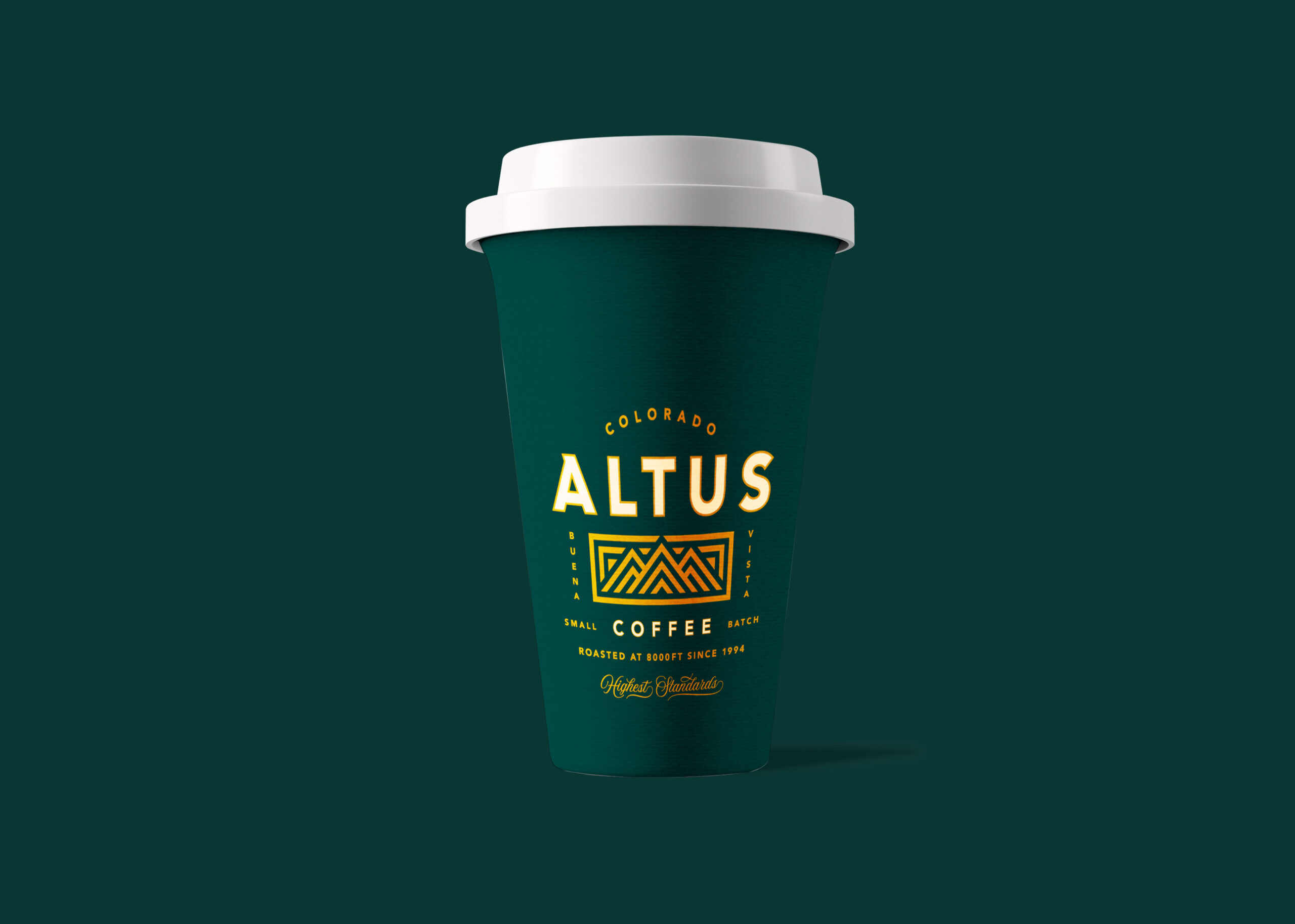 Premium Coffee Paper Cup Mockup