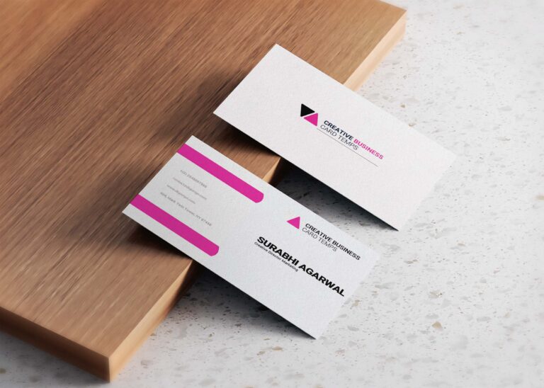Free Pink City Business Cards