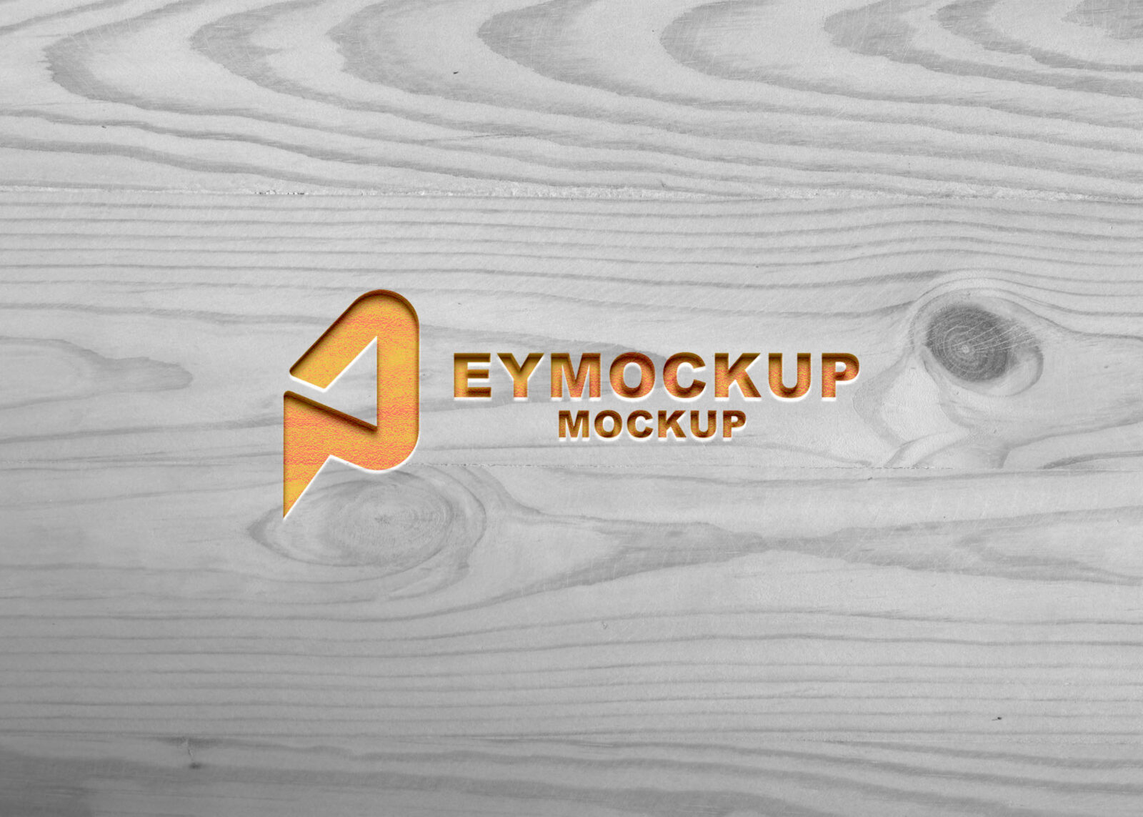 Free Plastic 3D Logo Mockup