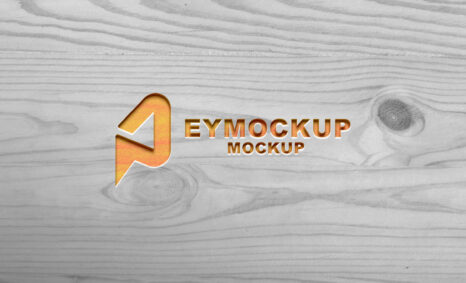 Free Plastic 3D Logo Mockup