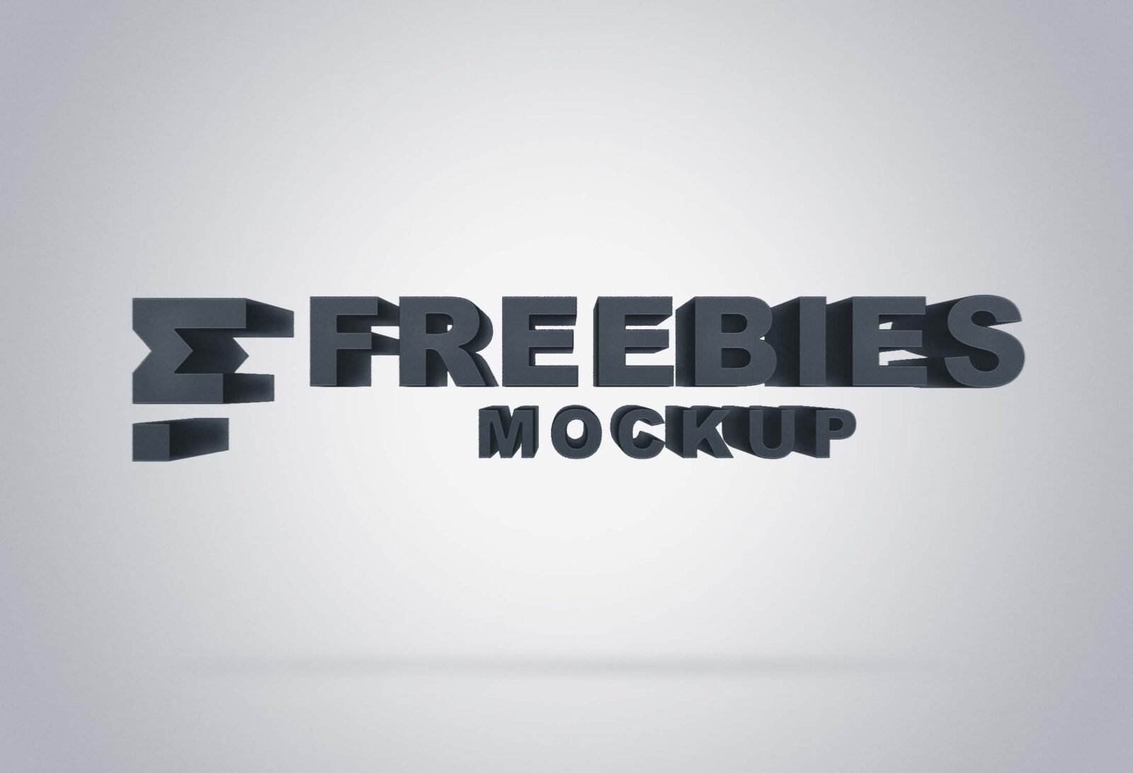 Free Sunshine 3D Logo Mockups