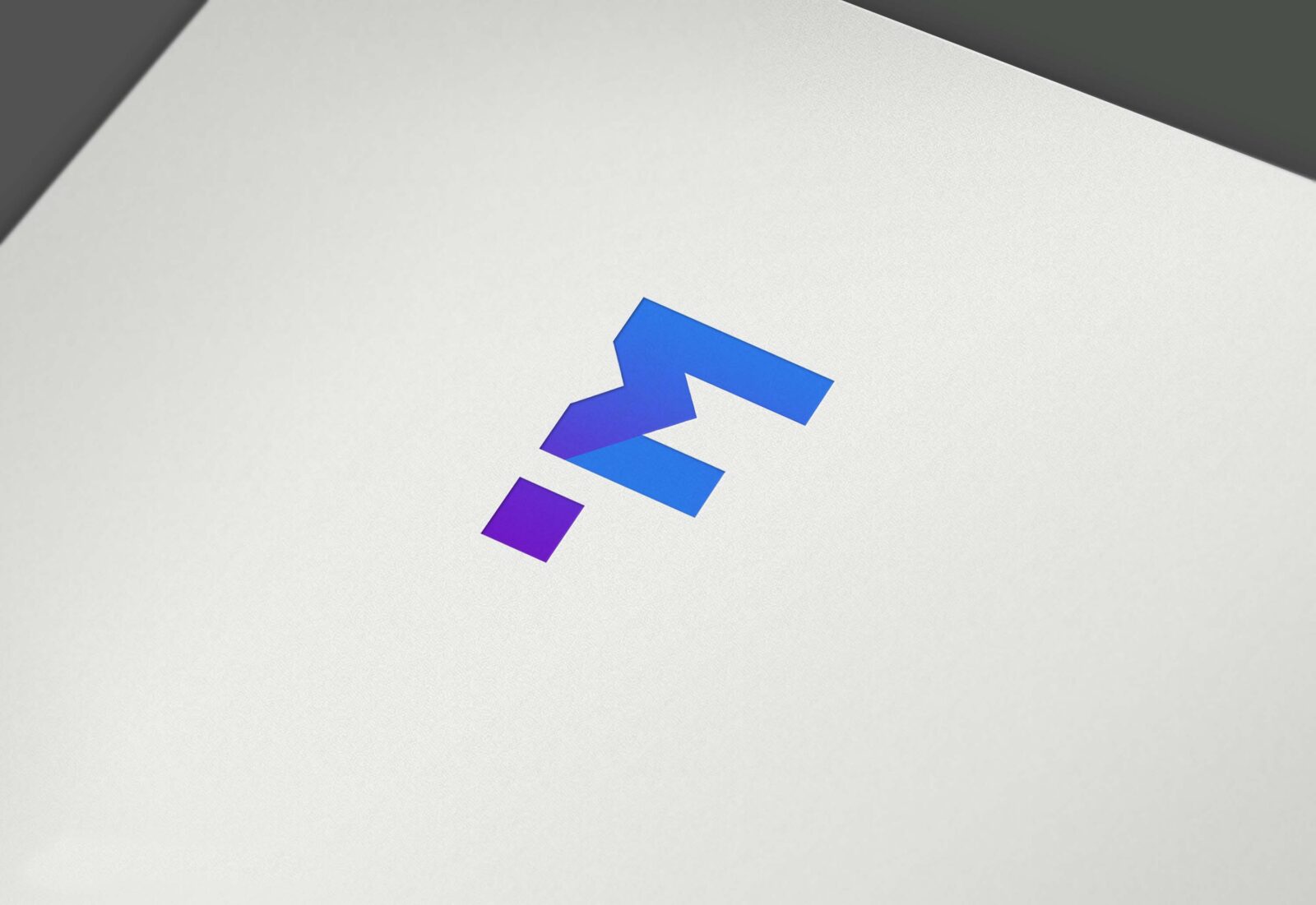 Free Texture Paper Logo Mockup