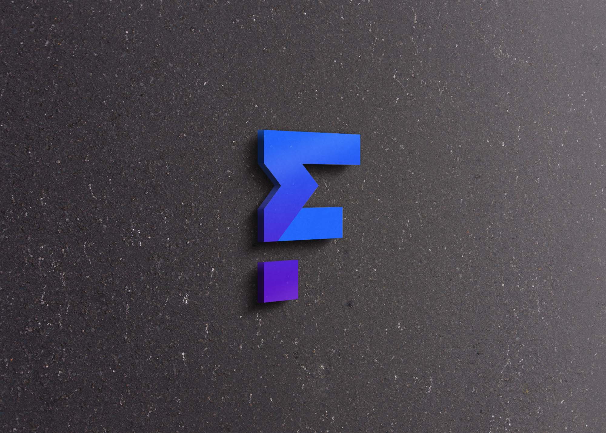 Free Tiny 3D Logo Mockup