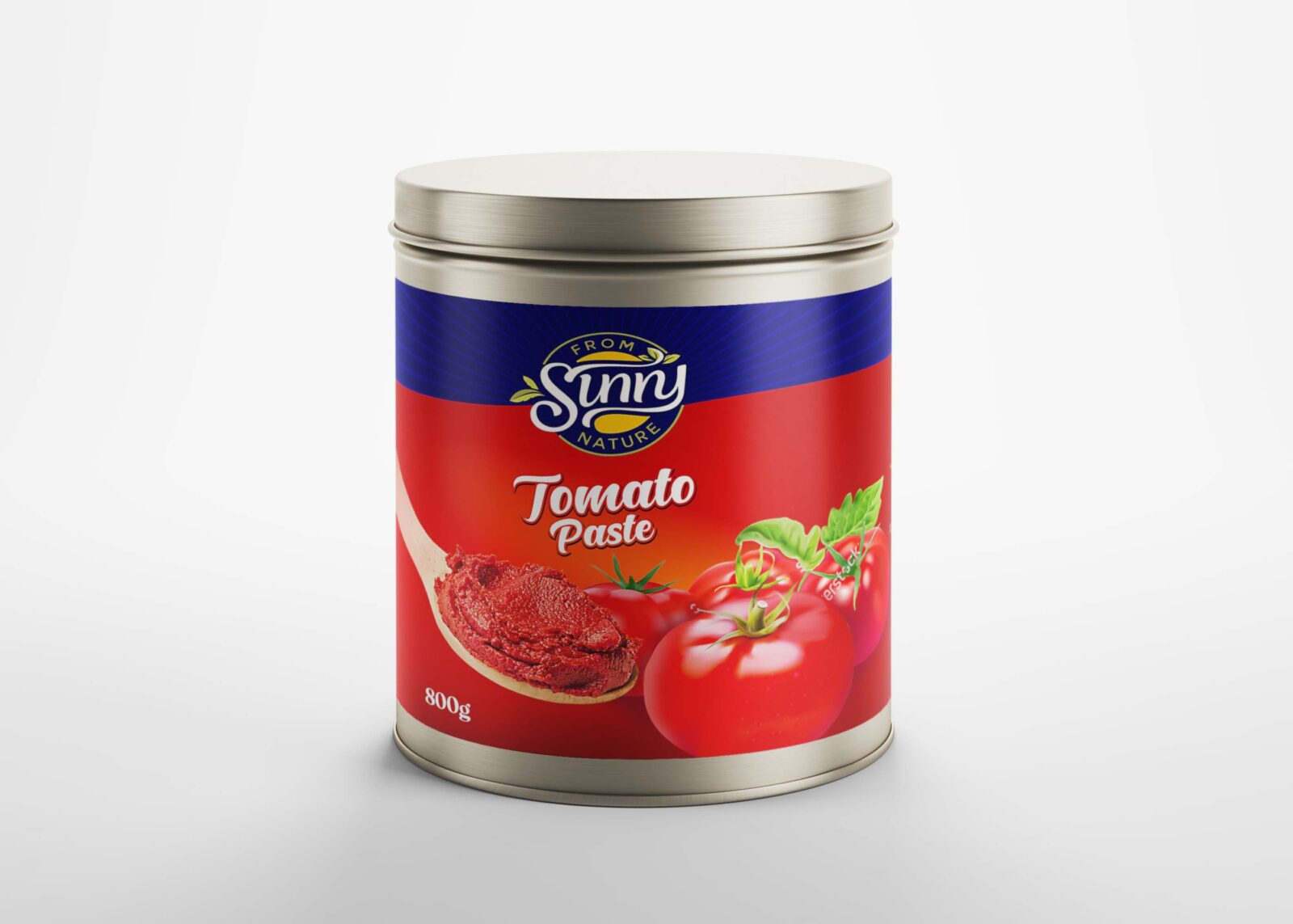 Free Tomato Tin Can Mockup