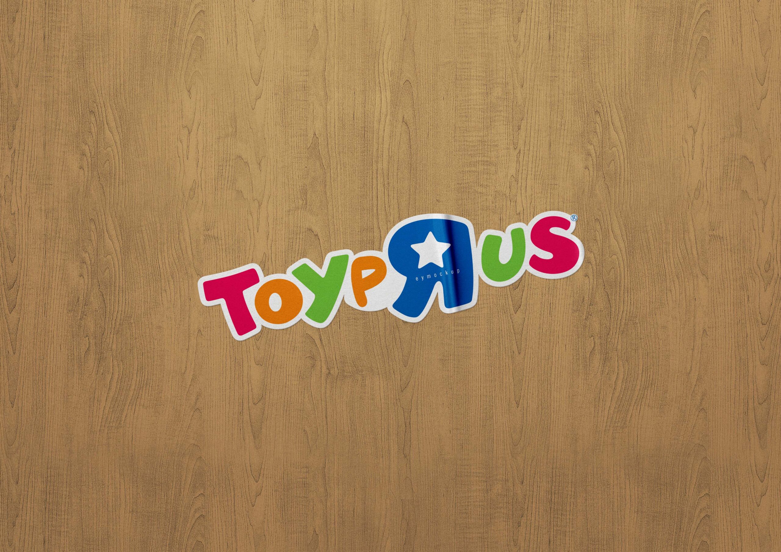 Free Toys Icon Sticker Mockup