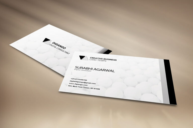 Free Whitish Business Card Design