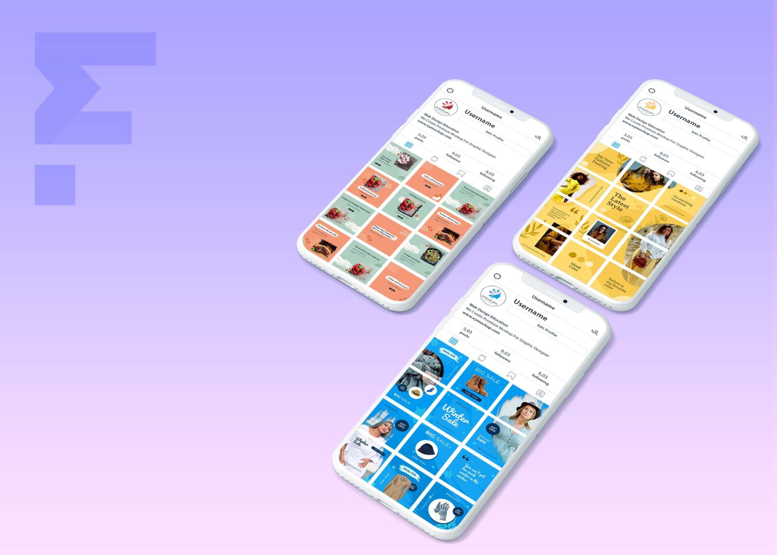 Instagram Mobile View Mockup
