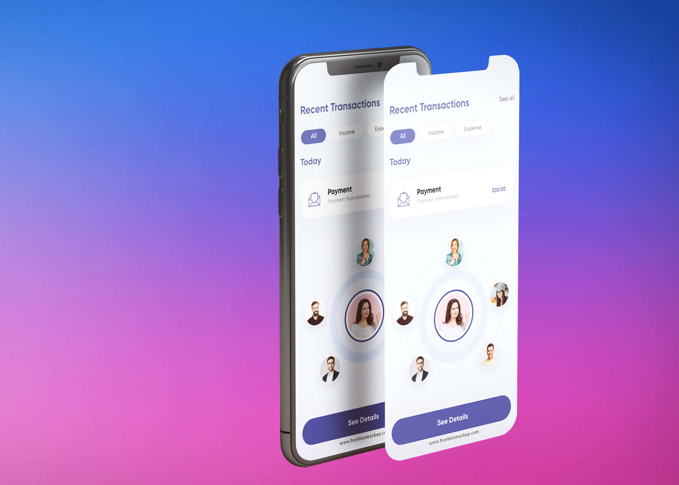 Back & Front Camera Mockup