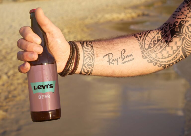 Levi's Beer Mockup