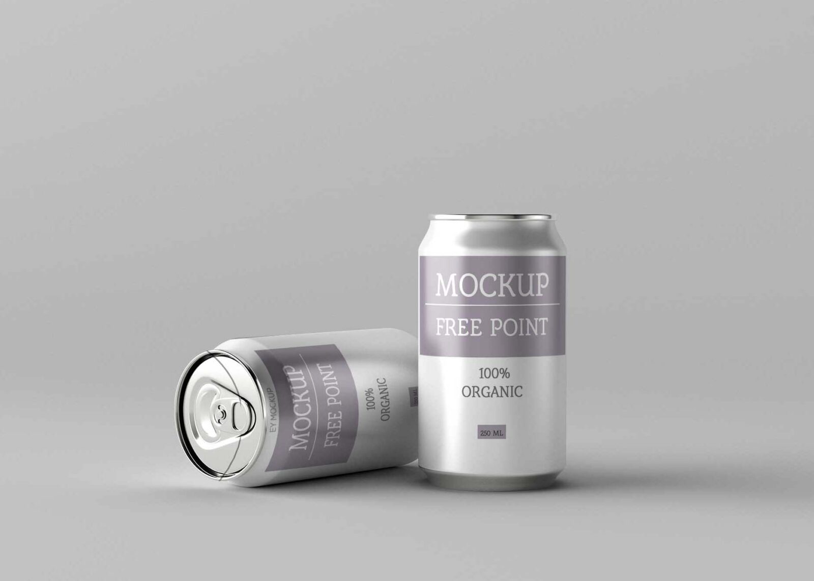 Organic Beer Can Mockup