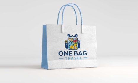 Free Big Branded Bag Mockup