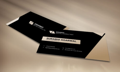 Free Black Premium Digi Business Card Design