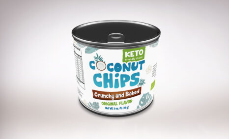 Coconut Chips Can Mockup