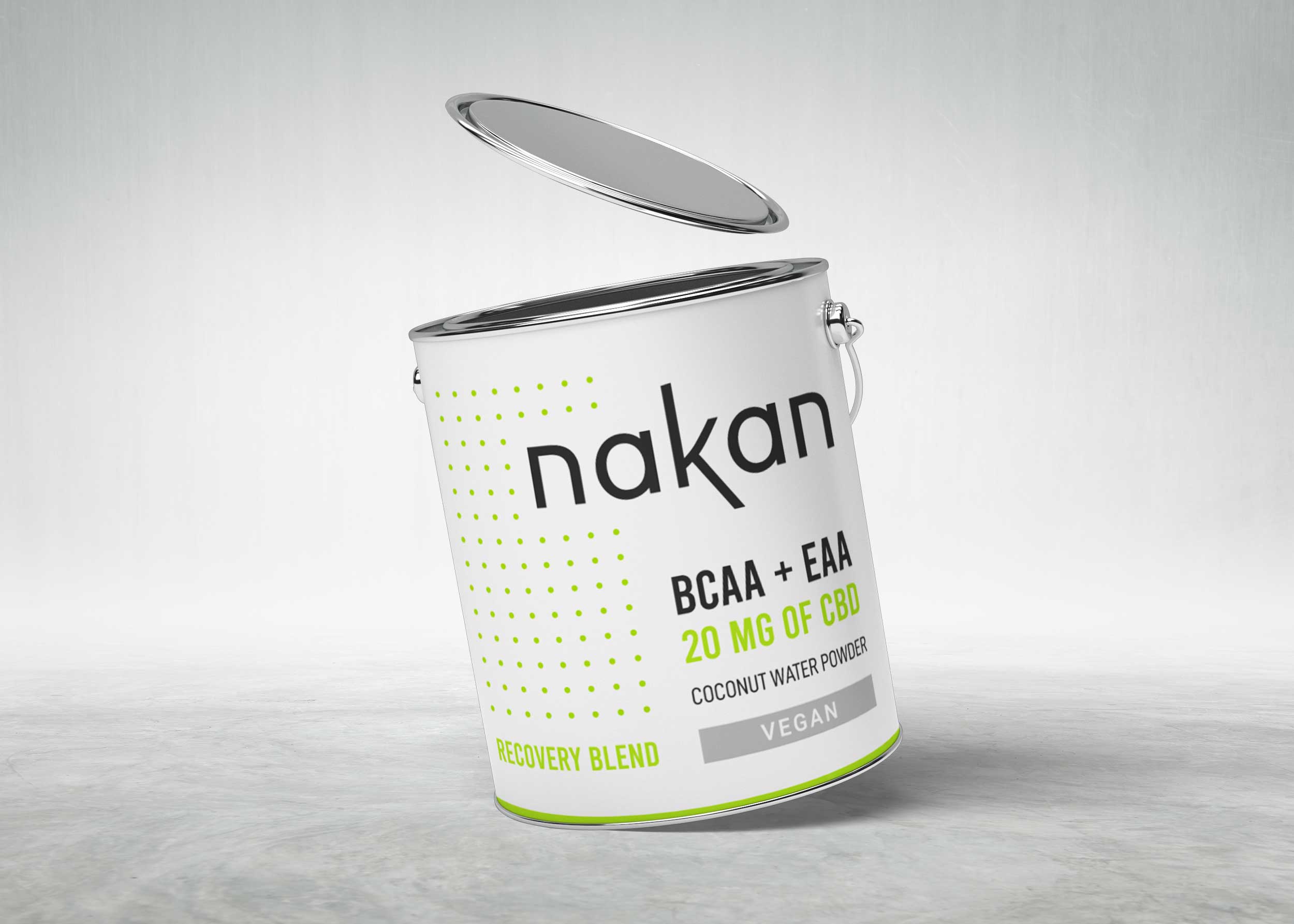 Coconut Powder Container Mockup