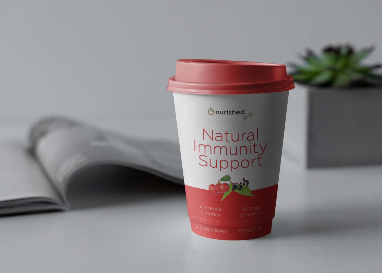 Reddy Coffee 3d Mockup