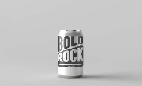 Bold Rock Can Mockup