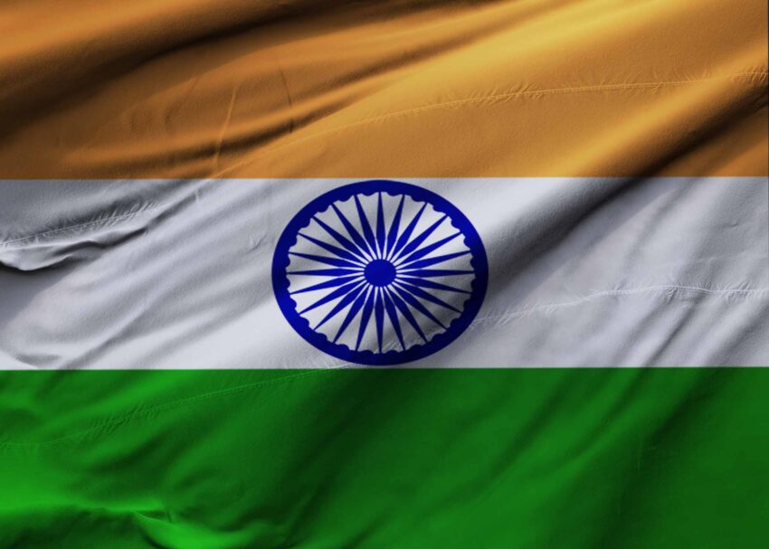Indian Flag Mockup