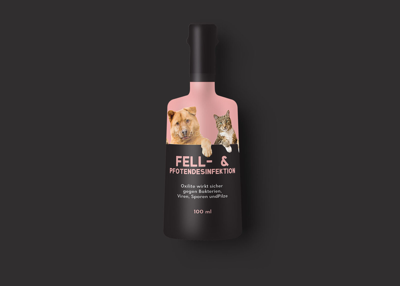 Free Creative Bottle Mockup
