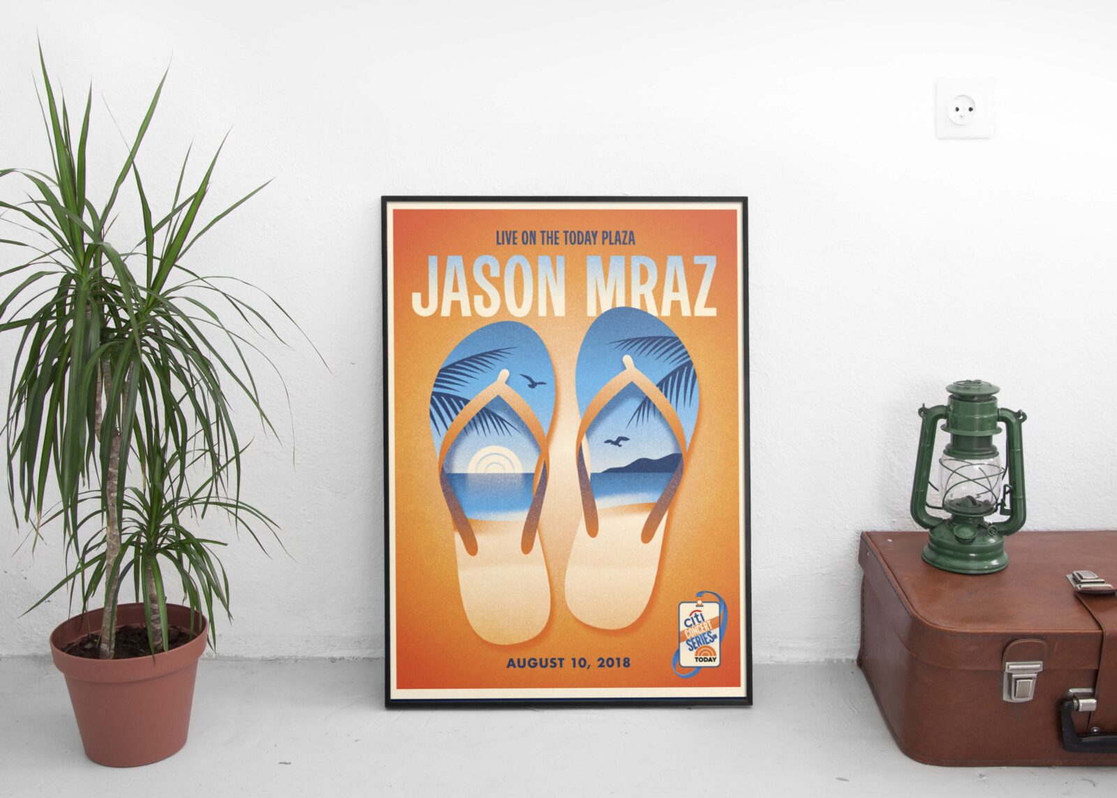 Beach Poster Mockup