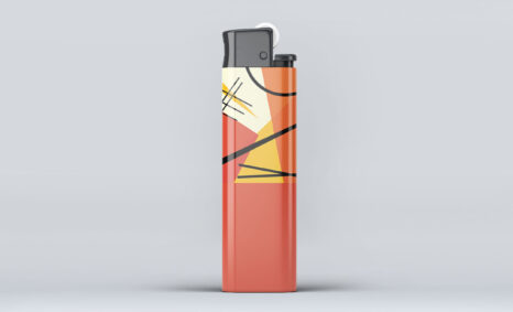 Premium Lighter Design Mockup