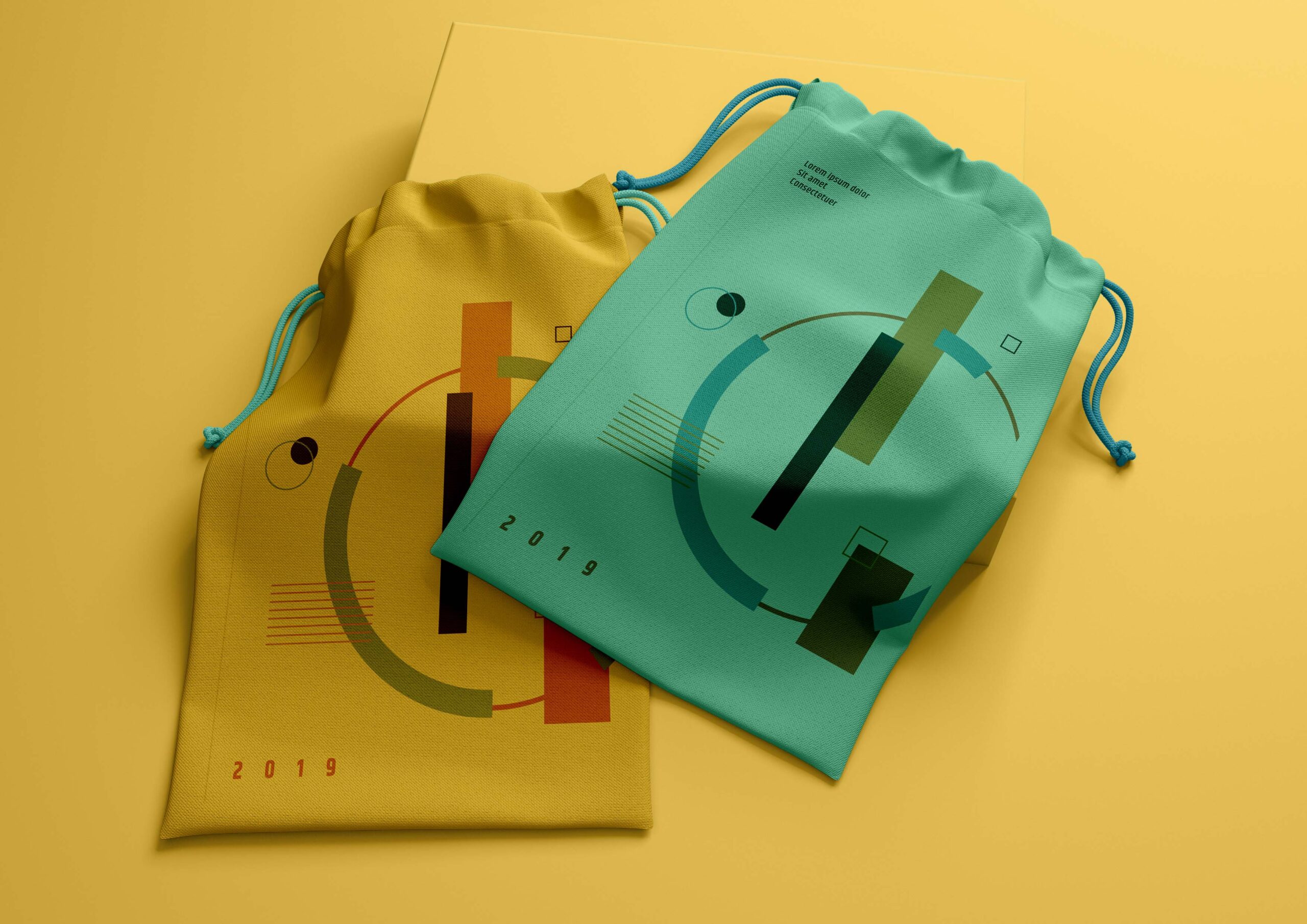 Earphone Pouch Mockup