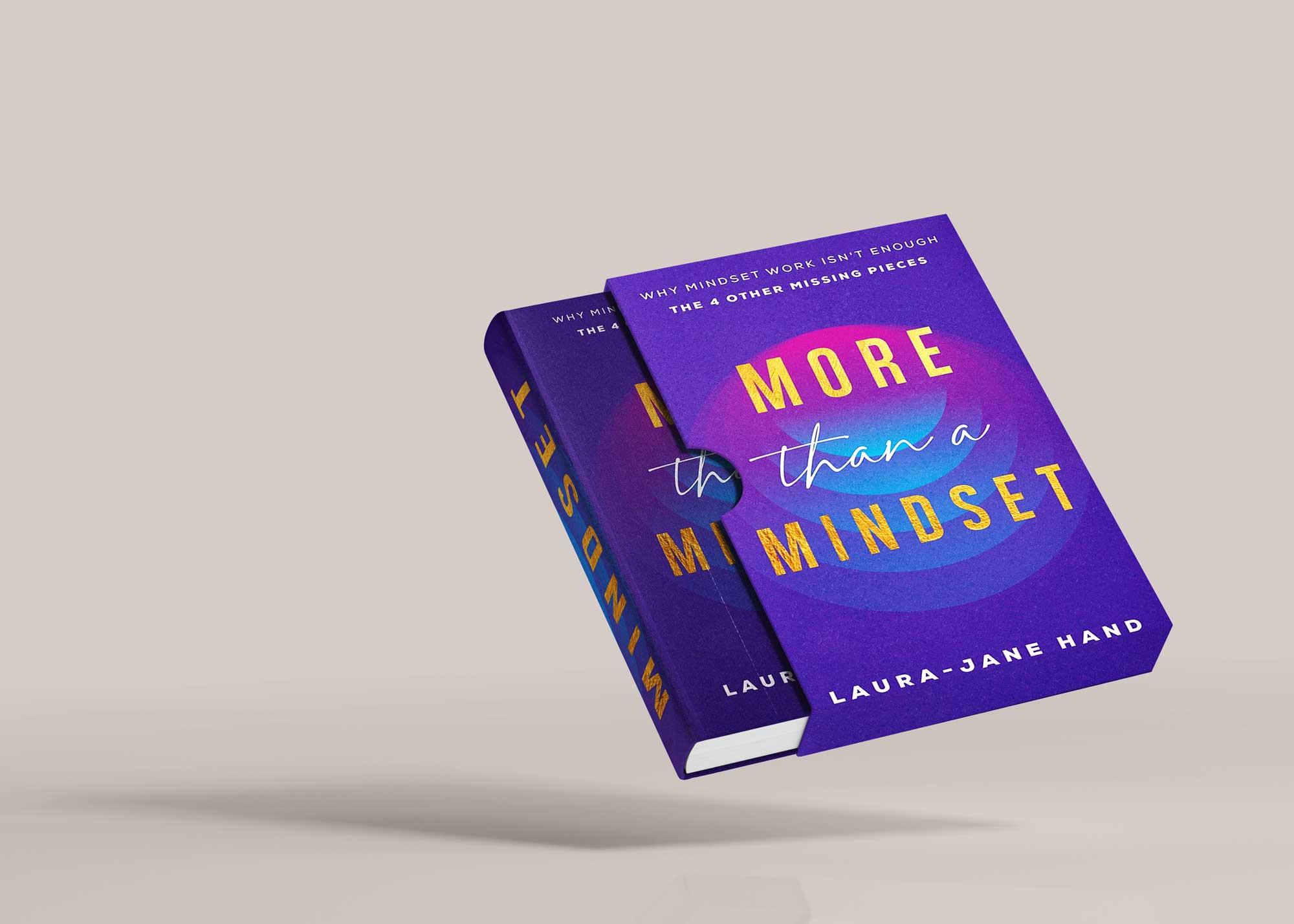 Mindset Book Cover & Sleeve Mockup