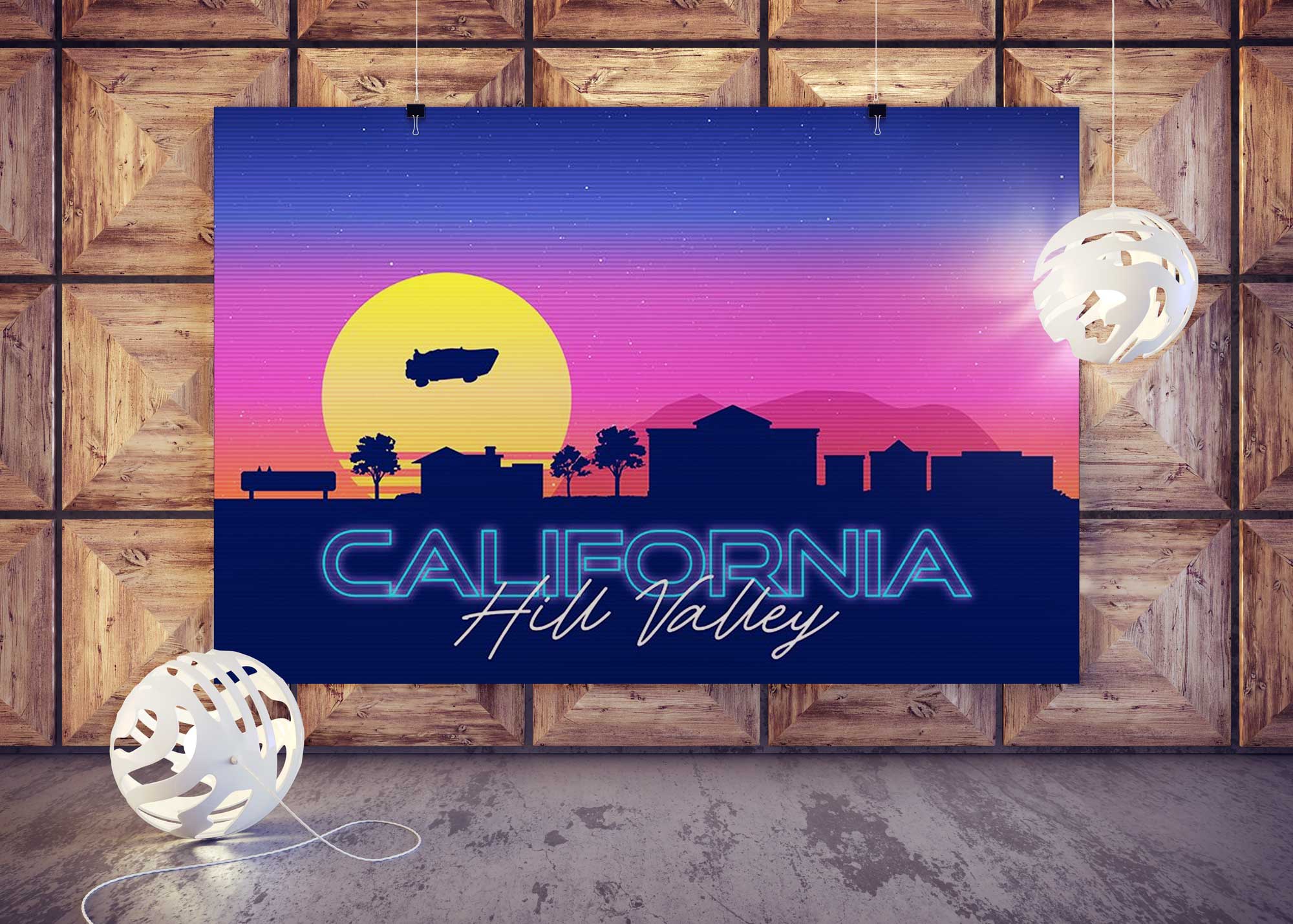 California Poster Mockup