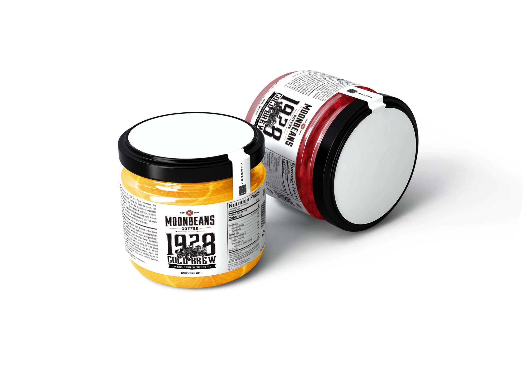 Moonbeans Coffee Jar Mockup