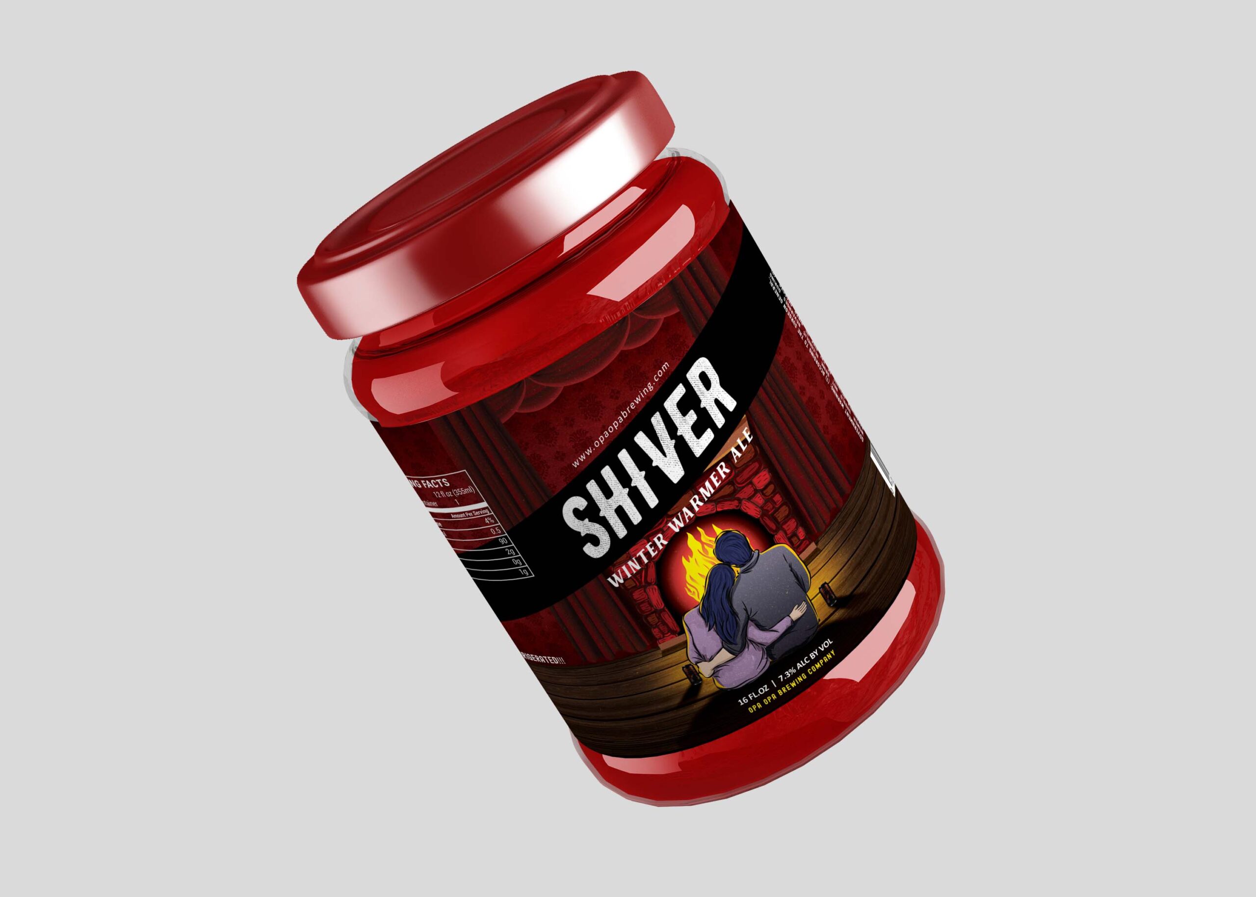Shiver Jam Jar Mockup
