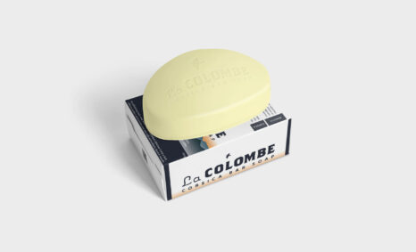 Premium Colombe Soap Packaging Label Mockup