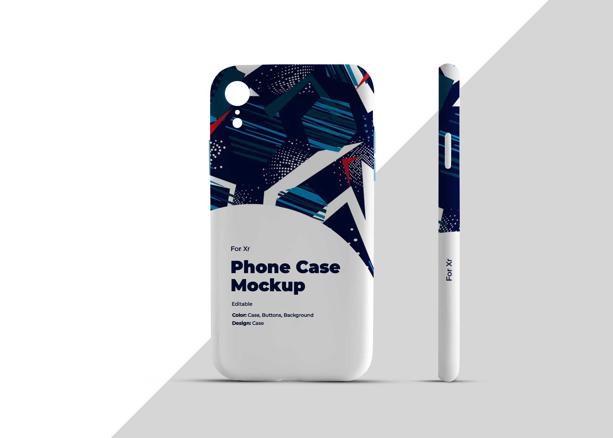 Free Mobile Cover Side Mockup Freebies Mockup