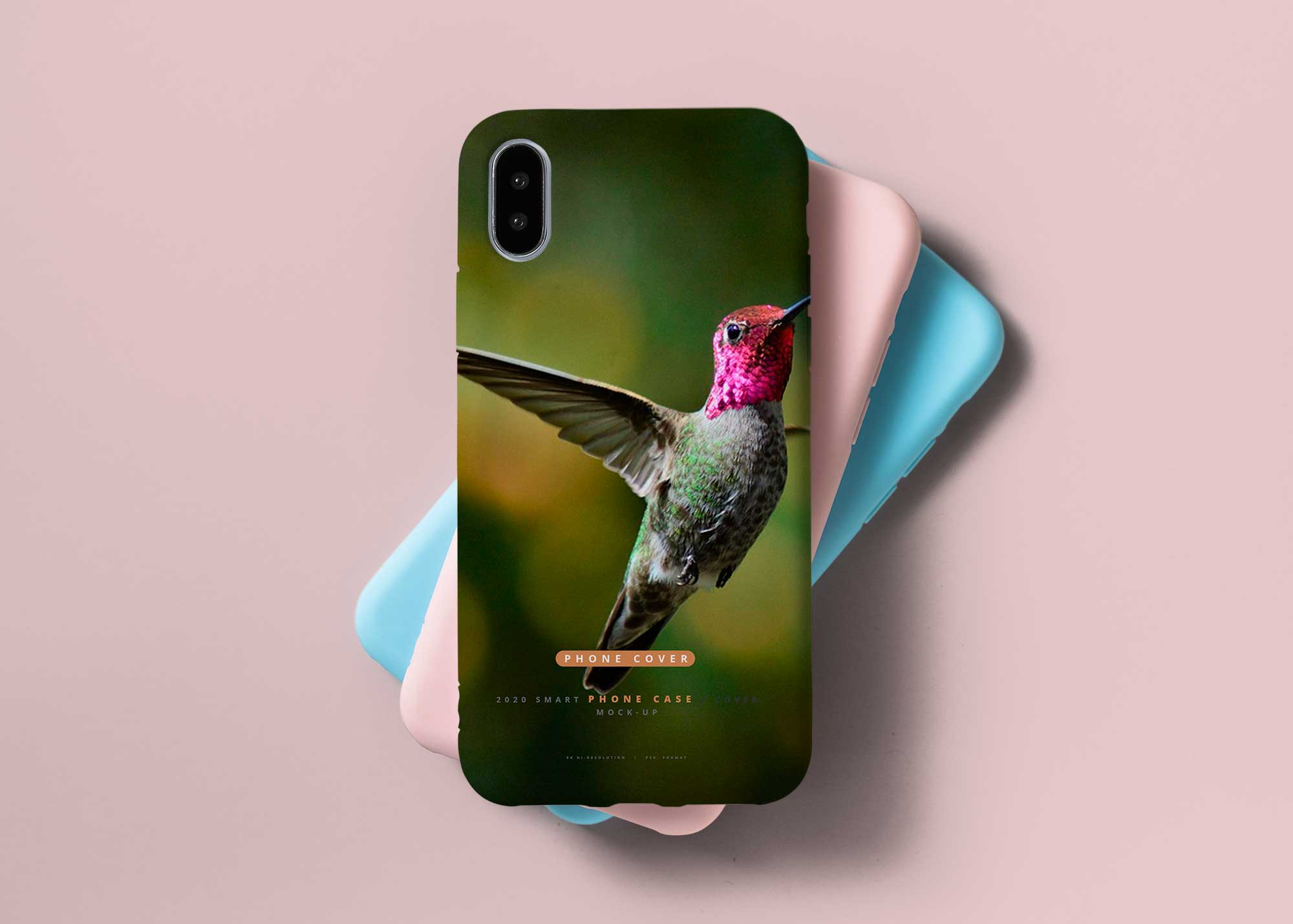 Free New Mobile Cover Mockup Freebies Mockup