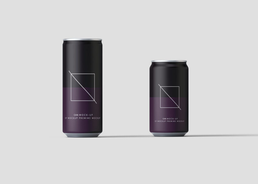 Mocktail Can Mockup