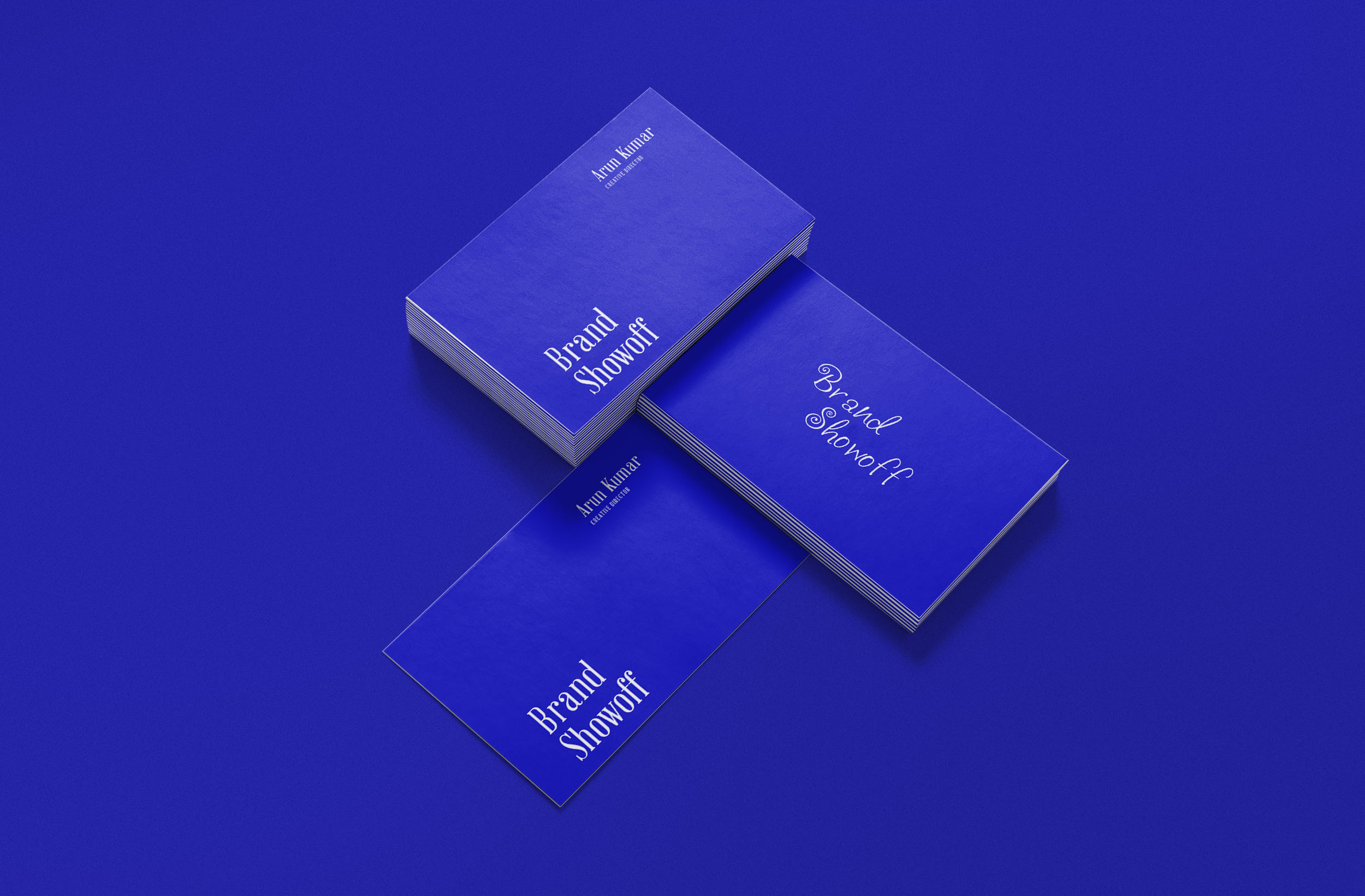 Brand ShowOff Business Card Mockup