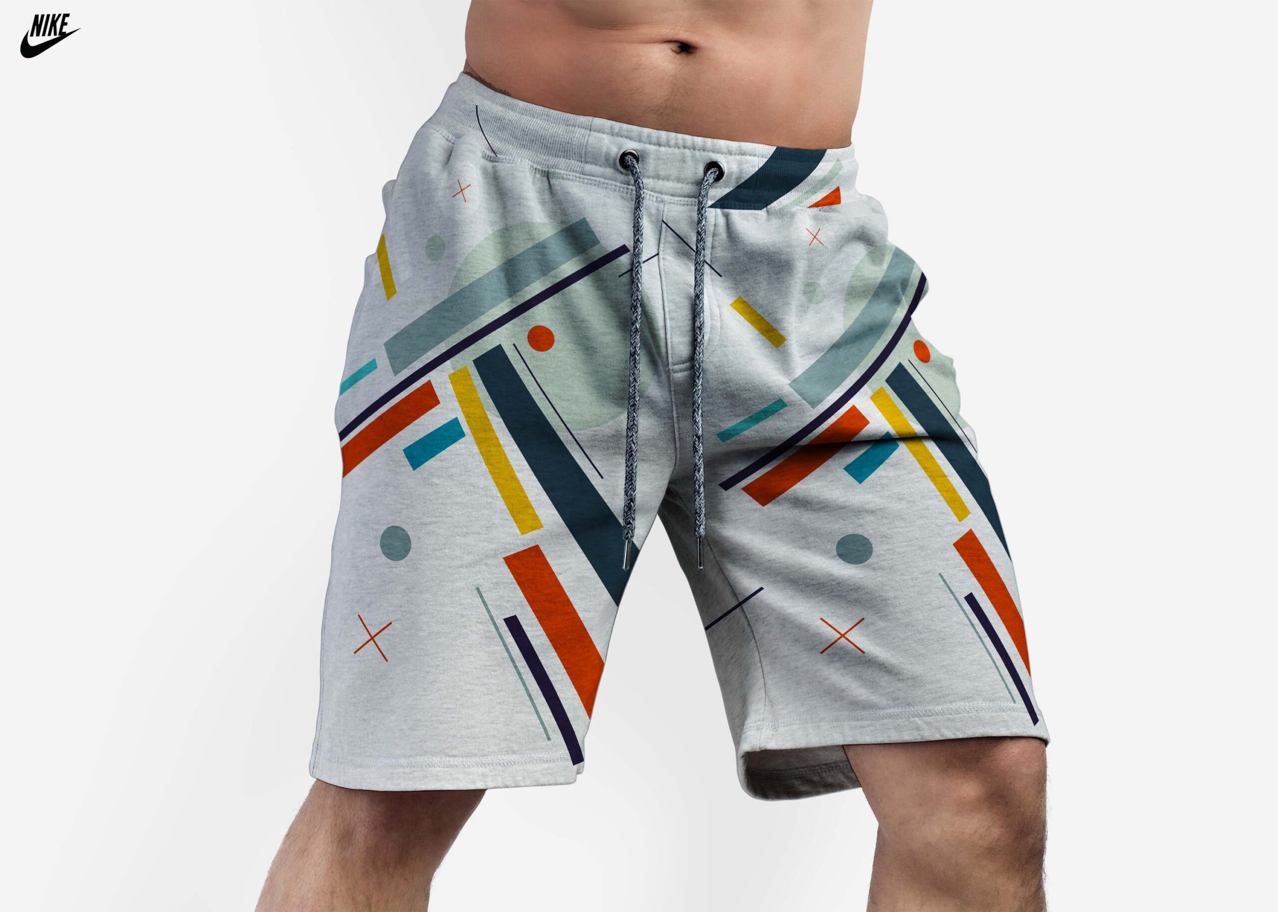Nike Men's Gym Shorts Mockup