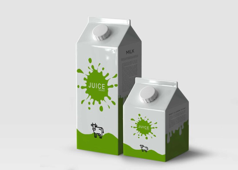 Organic Juice Packaging Mockup