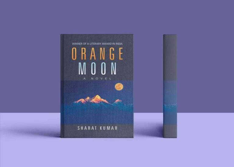 Orange Moon Novel Cover Mockup