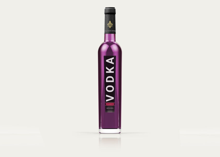 Premium Vodka Bottle Mockup