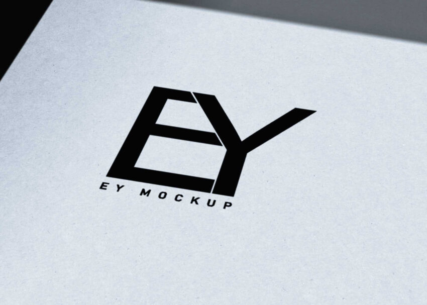 Premium Print Design Logo Mockup
