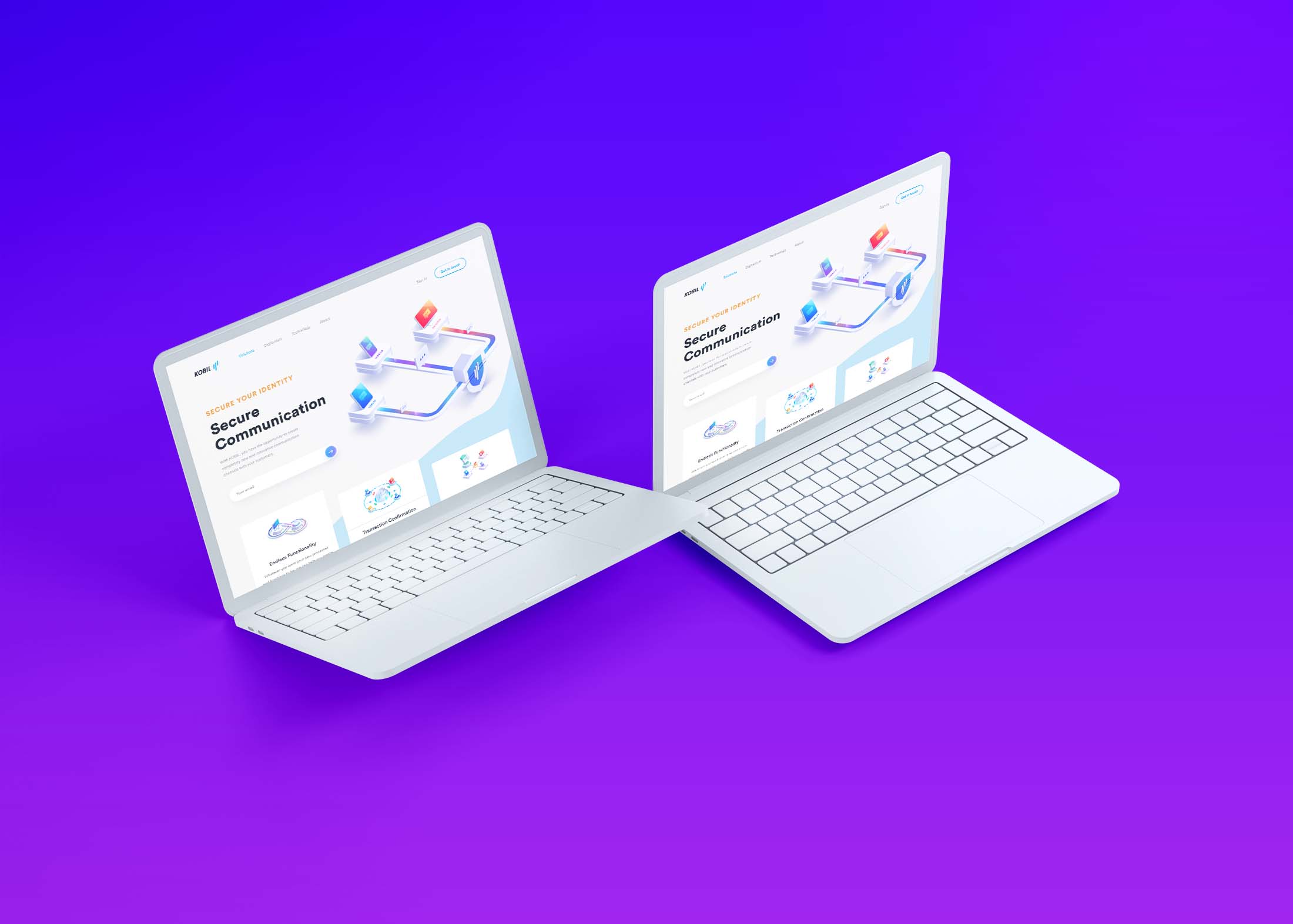 Responsive Website View Mockup