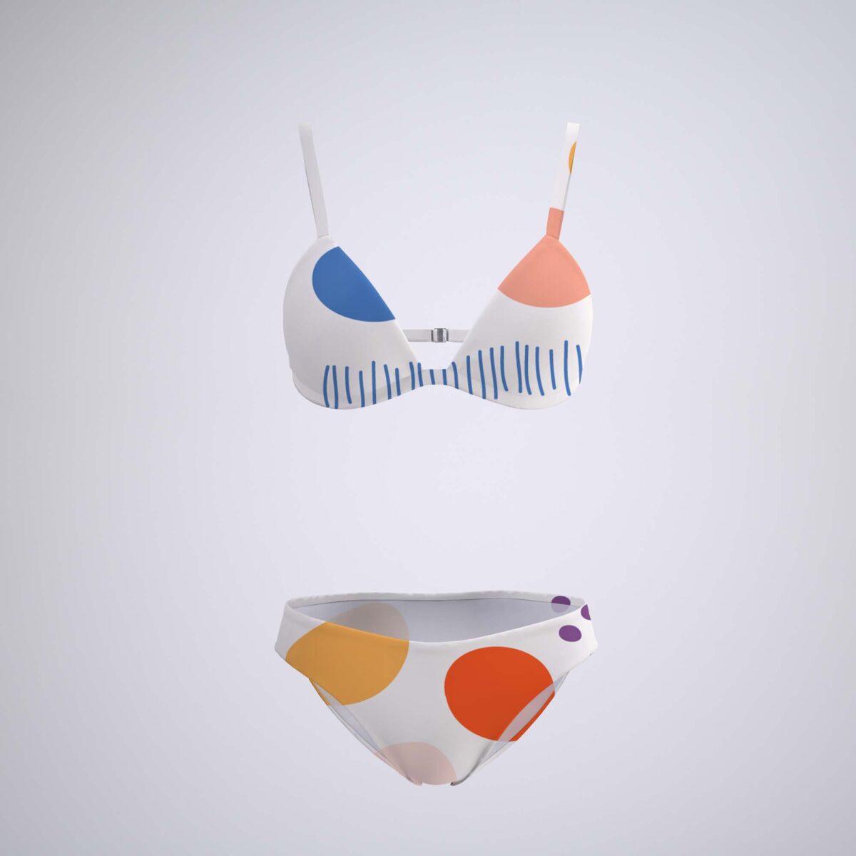 Girls Swimming Trunk Mockup