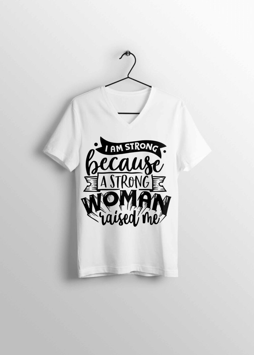 A Strong Woman T-shirt Design (1)