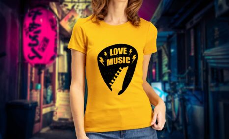 Music Lover T-shirt design