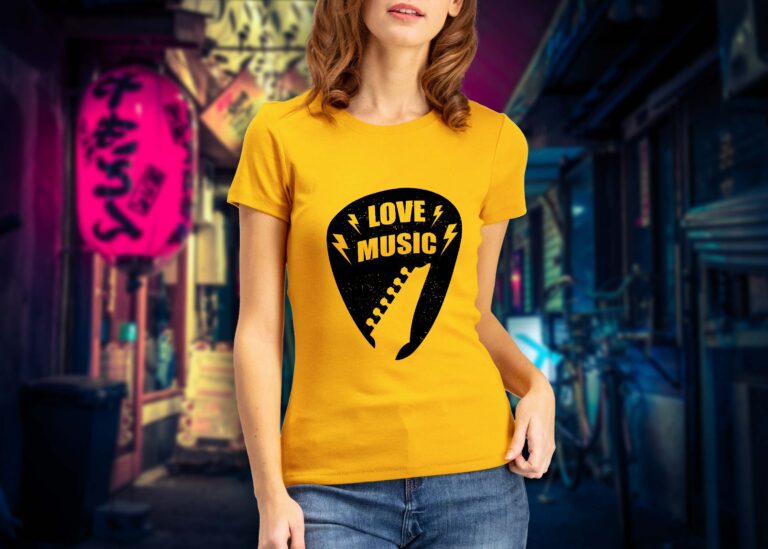 Music Lover T-shirt design