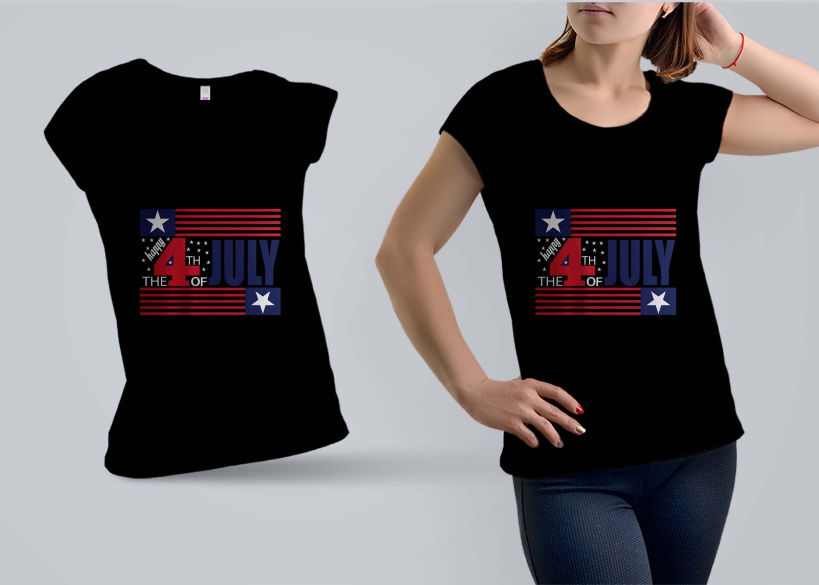The 4th July T-shirt Design