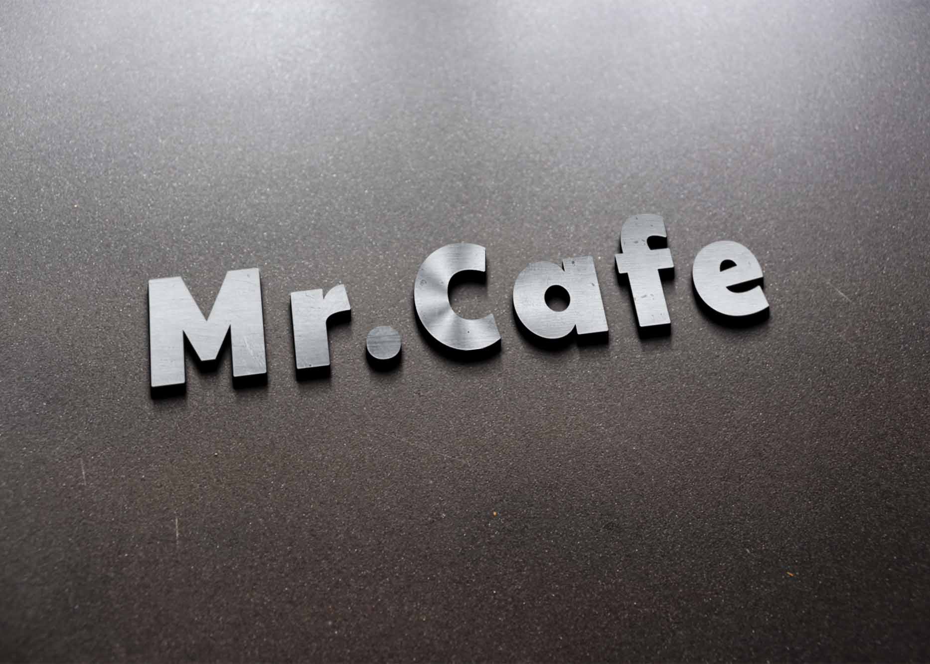 3D Logo Glass Wall Mockup