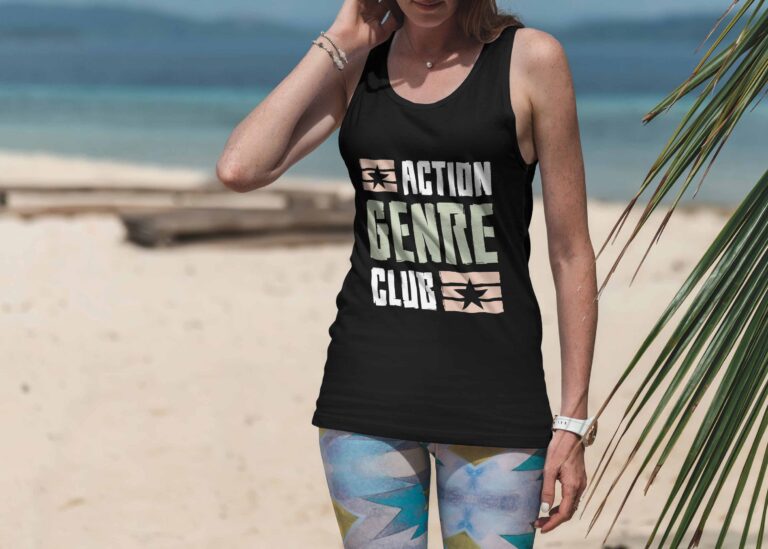 Action Genre Club T-shirt Design
