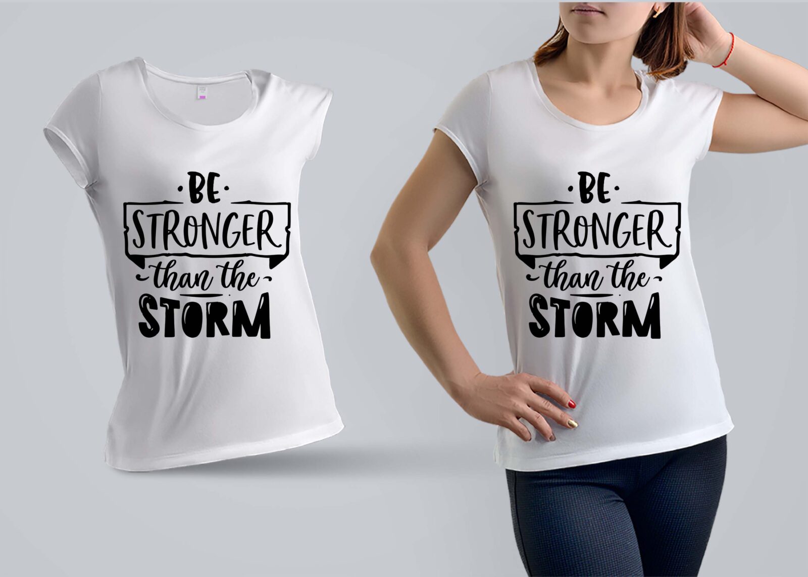 Being Strong T-Shirt Design (1)