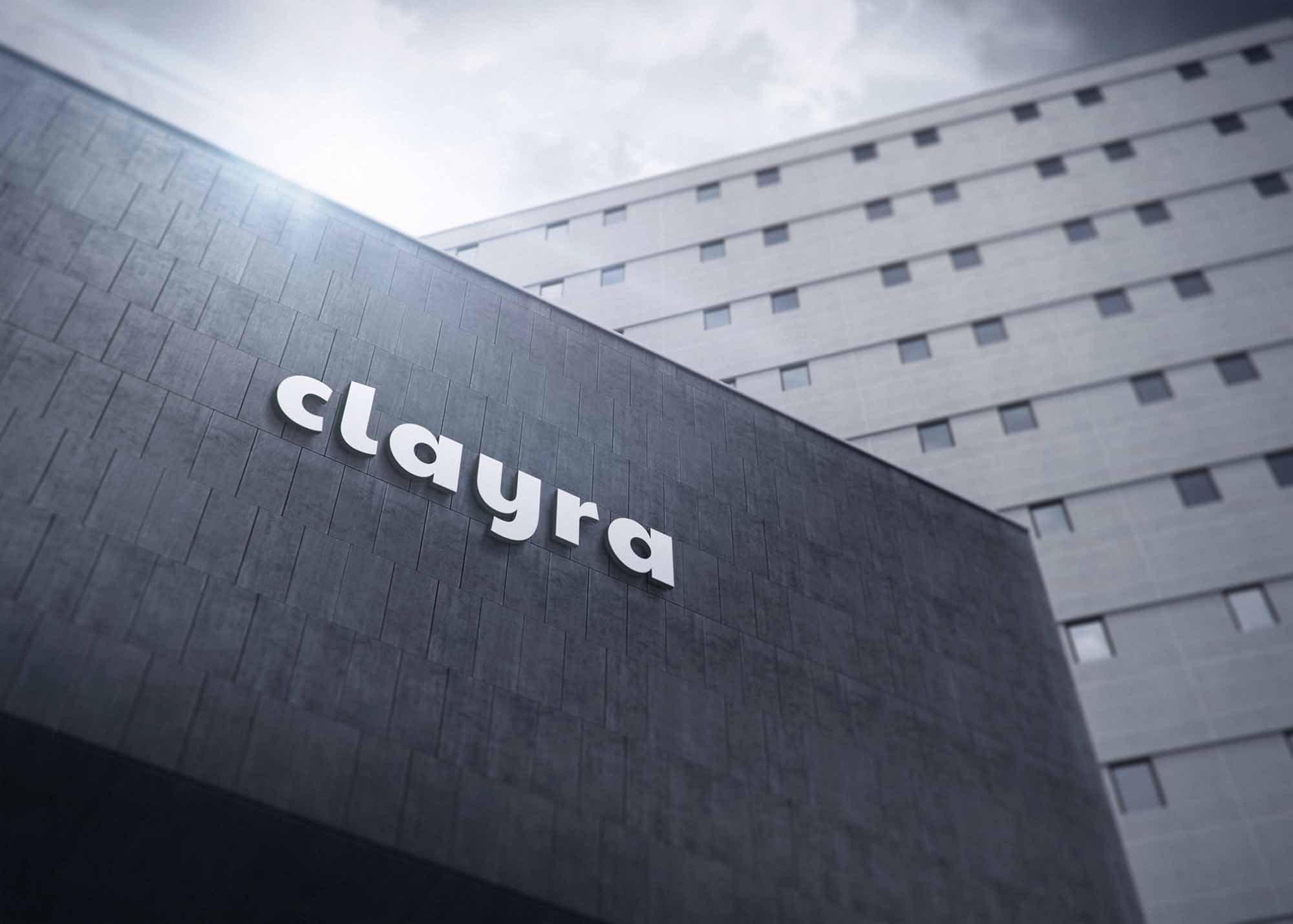 Big Office Building 3D Logo Mockup