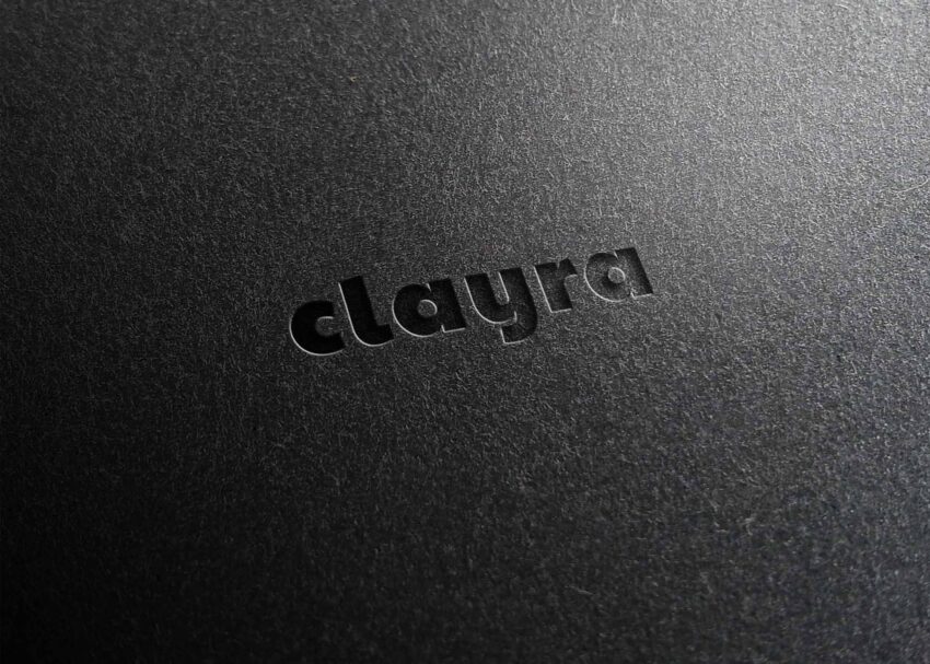 Black Paper Edition Logo Mockup